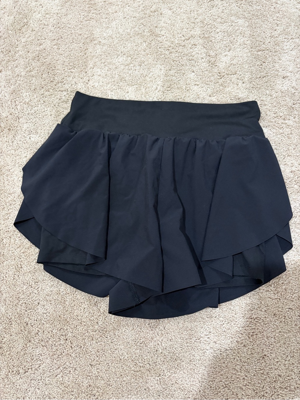 Target Black Athletic Ruffle Shorts